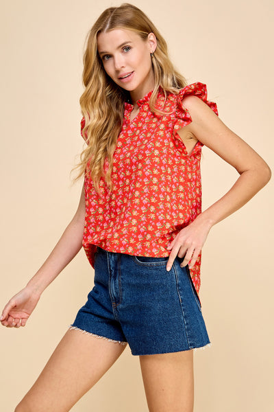 Take me Shopping Top Coral-[option4]-[option5]-Cute-Trendy-Shop-Womens-Boutique-Clothing-Store