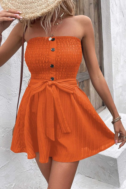 When The Sun Goes Down Orange Romper-[option4]-[option5]-Cute-Trendy-Shop-Womens-Boutique-Clothing-Store