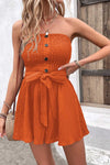 When The Sun Goes Down Orange Romper-[option4]-[option5]-Cute-Trendy-Shop-Womens-Boutique-Clothing-Store