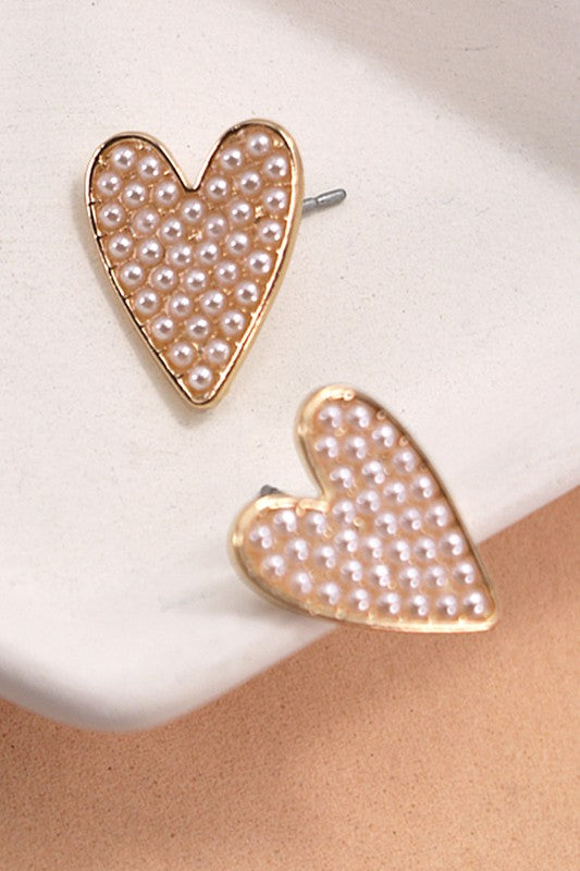 Dazzling Pearl Heart Earrings-[option4]-[option5]-Cute-Trendy-Shop-Womens-Boutique-Clothing-Store