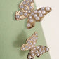 Follow My Lead Pearl Butterfly Studs-[option4]-[option5]-Cute-Trendy-Shop-Womens-Boutique-Clothing-Store