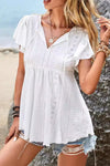 Making Life Great White Eyelet Top-[option4]-[option5]-Cute-Trendy-Shop-Womens-Boutique-Clothing-Store