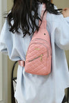 Concert Time Quilted Sling Bag Pink-[option4]-[option5]-Cute-Trendy-Shop-Womens-Boutique-Clothing-Store