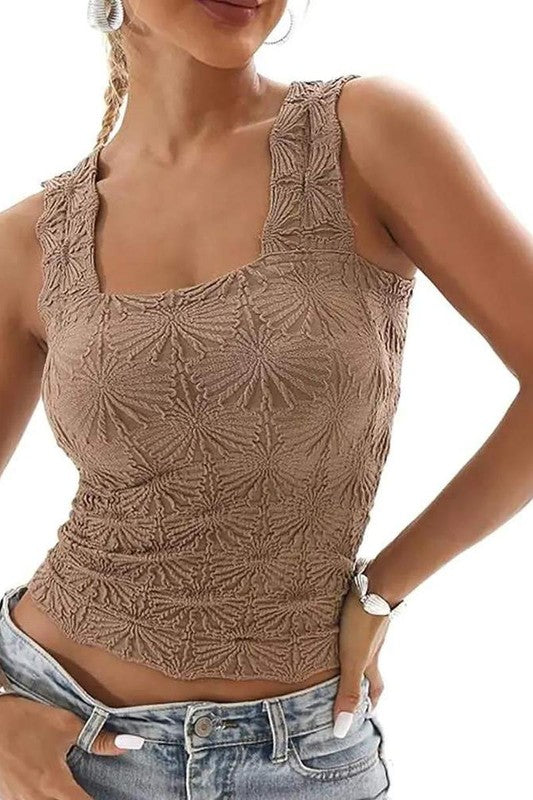 Down The Road Textured Crop Top Beige-[option4]-[option5]-Cute-Trendy-Shop-Womens-Boutique-Clothing-Store