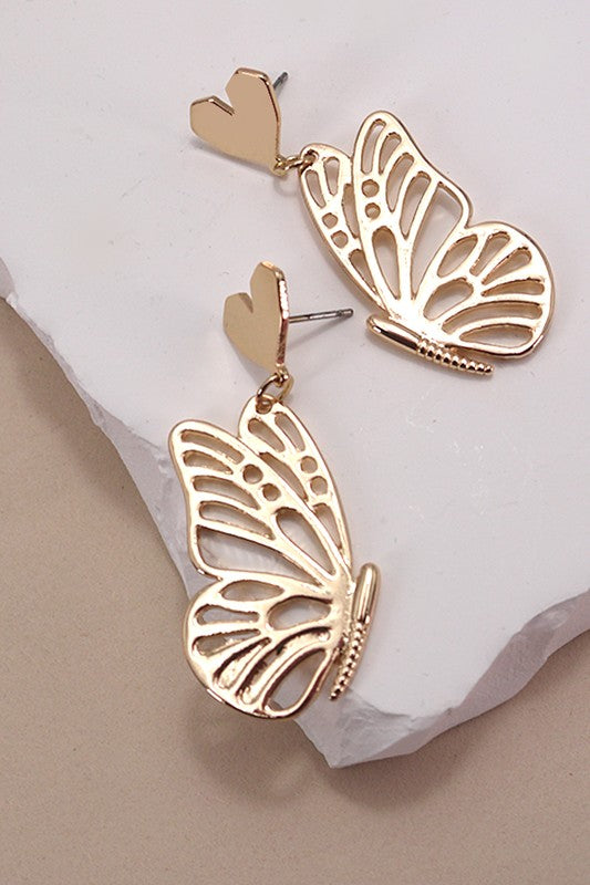 Sweetness Overload Butterfly Wing Earrings-[option4]-[option5]-Cute-Trendy-Shop-Womens-Boutique-Clothing-Store