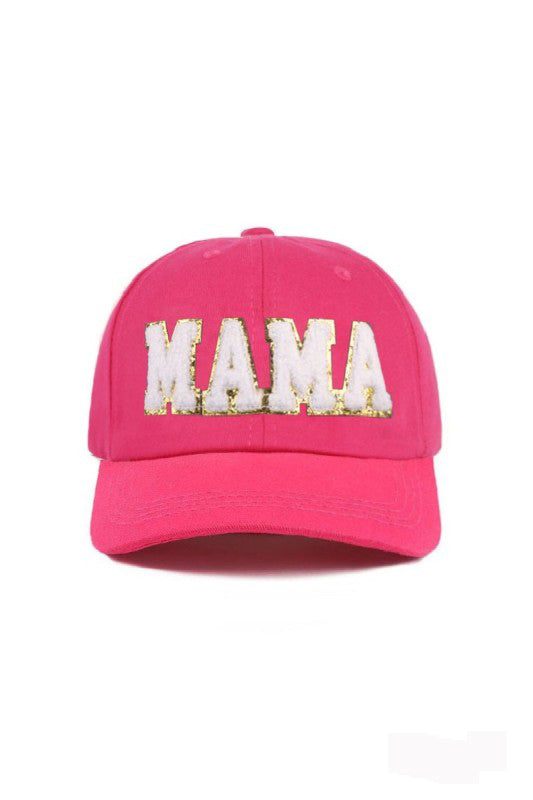 Mama Chenille Patch Baseball Cap