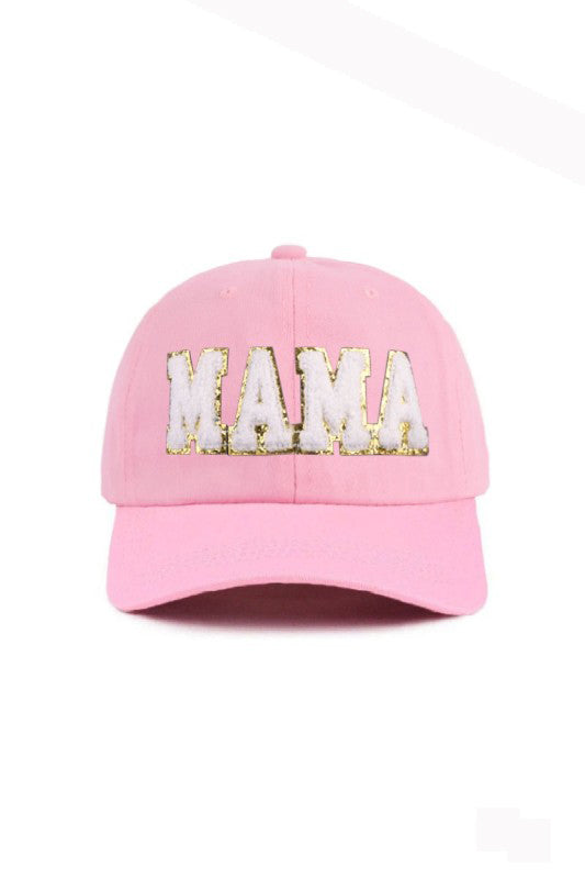 Mama Chenille Patch Baseball Cap