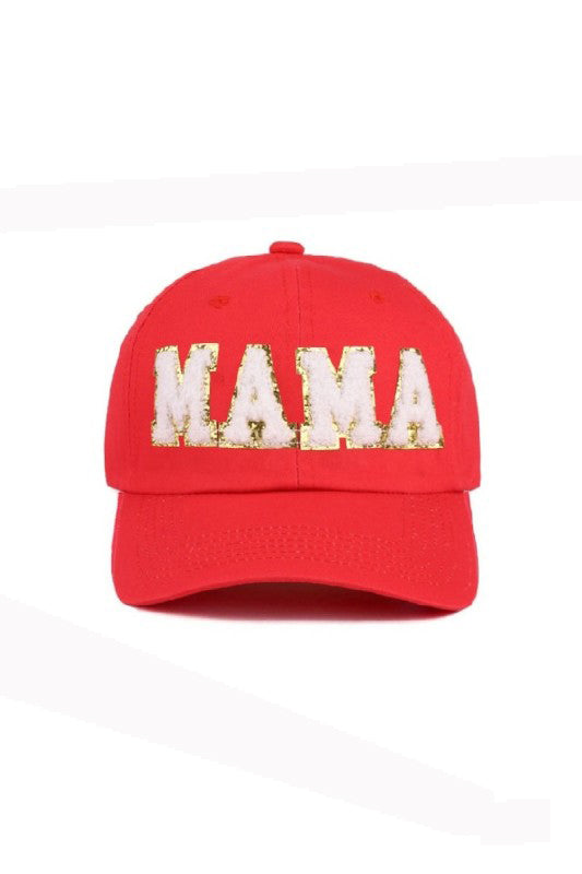 Mama Chenille Patch Baseball Cap