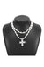 The Way To Go Silver Cross & Pearl Necklace-[option4]-[option5]-Cute-Trendy-Shop-Womens-Boutique-Clothing-Store