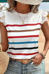 Blue Eyed Girl Striped Top White-[option4]-[option5]-Cute-Trendy-Shop-Womens-Boutique-Clothing-Store