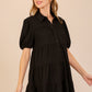Everyday Charm Short Sleeve Skater Dress-Cute-Trendy-Shop-Womens-Boutique-Clothing-Store