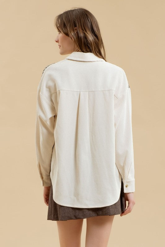 Tell The Story Houndstooth Shirt Jacket-[option4]-[option5]-Cute-Trendy-Shop-Womens-Boutique-Clothing-Store