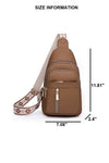 Daytime Playtime Zippered Sling Bag Camel-[option4]-[option5]-Cute-Trendy-Shop-Womens-Boutique-Clothing-Store