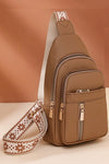 Daytime Playtime Zippered Sling Bag Camel-[option4]-[option5]-Cute-Trendy-Shop-Womens-Boutique-Clothing-Store