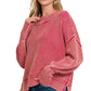 Bonfire Nights Soft Sweater Top-Red-SMALL/MEDIUM-Cute-Trendy-Shop-Womens-Boutique-Clothing-Store
