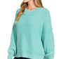 Bonfire Nights Soft Sweater Top-Mint-SMALL/MEDIUM-Cute-Trendy-Shop-Womens-Boutique-Clothing-Store