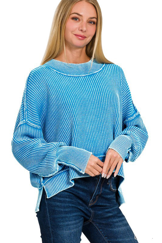 Bonfire Nights Soft Sweater Top-Sky Blue-SMALL/MEDIUM-[option4]-[option5]-Cute-Trendy-Shop-Womens-Boutique-Clothing-Store