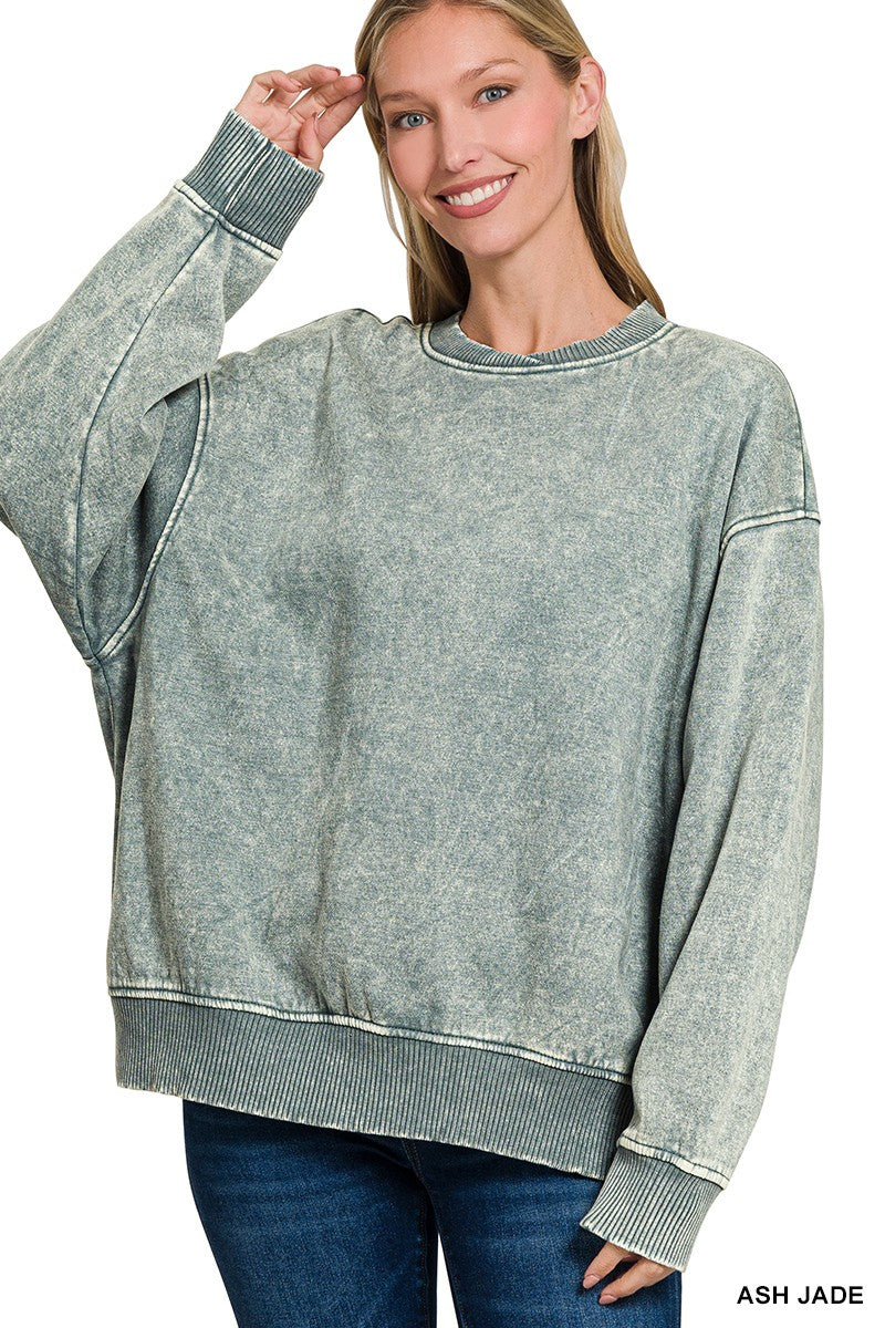 Uptown Relaxed Sweatshirt-Ash Jade-SMALL/MEDIUM-Cute-Trendy-Shop-Womens-Boutique-Clothing-Store