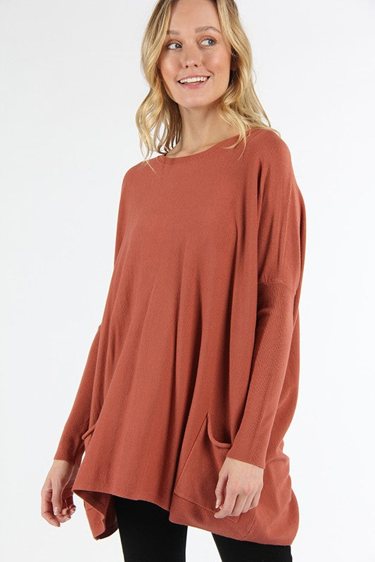 My New Favorite Soft Sweater Terracotta-[option4]-[option5]-Cute-Trendy-Shop-Womens-Boutique-Clothing-Store