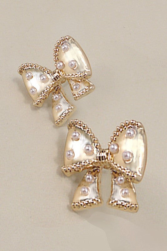 All Tied Up Bow Earrings-[option4]-[option5]-Cute-Trendy-Shop-Womens-Boutique-Clothing-Store