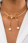 Cross My Mind Bow & Pearl Necklace-[option4]-[option5]-Cute-Trendy-Shop-Womens-Boutique-Clothing-Store