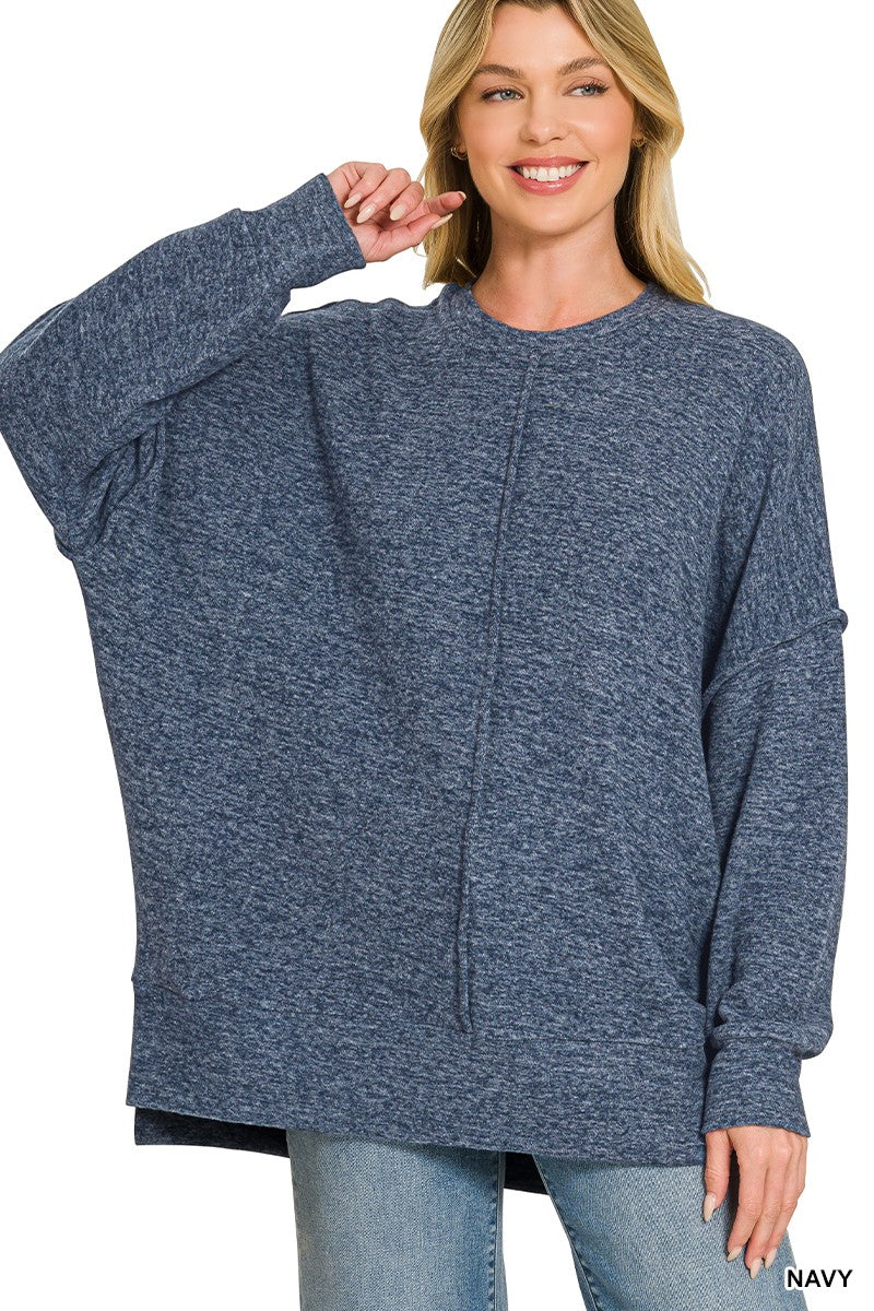 CloudSoft Everyday Pullover-Navy-SMALL/MEDIUM-Cute-Trendy-Shop-Womens-Boutique-Clothing-Store