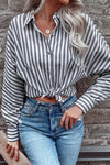 Put Your Boots On Striped Blouse-[option4]-[option5]-Cute-Trendy-Shop-Womens-Boutique-Clothing-Store