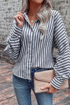 Put Your Boots On Striped Blouse-[option4]-[option5]-Cute-Trendy-Shop-Womens-Boutique-Clothing-Store