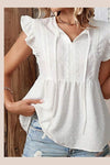 Driving in the Country White Dotted Top-[option4]-[option5]-Cute-Trendy-Shop-Womens-Boutique-Clothing-Store