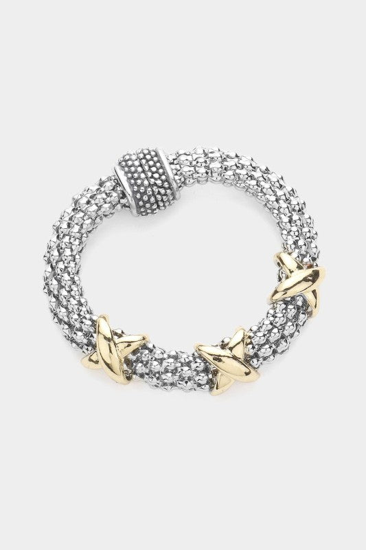 So Lady Like Magnetic Mesh Bracelet-[option4]-[option5]-Cute-Trendy-Shop-Womens-Boutique-Clothing-Store