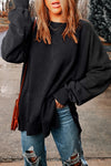 Best One Yet Oversized Sweatshirt Black-[option4]-[option5]-Cute-Trendy-Shop-Womens-Boutique-Clothing-Store