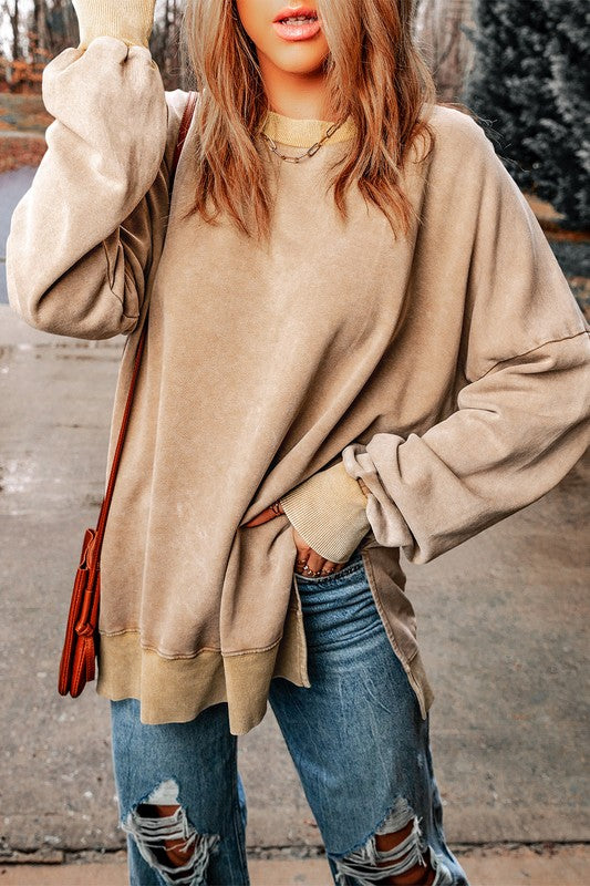 Best One Yet Oversized Sweatshirt Khaki-[option4]-[option5]-Cute-Trendy-Shop-Womens-Boutique-Clothing-Store