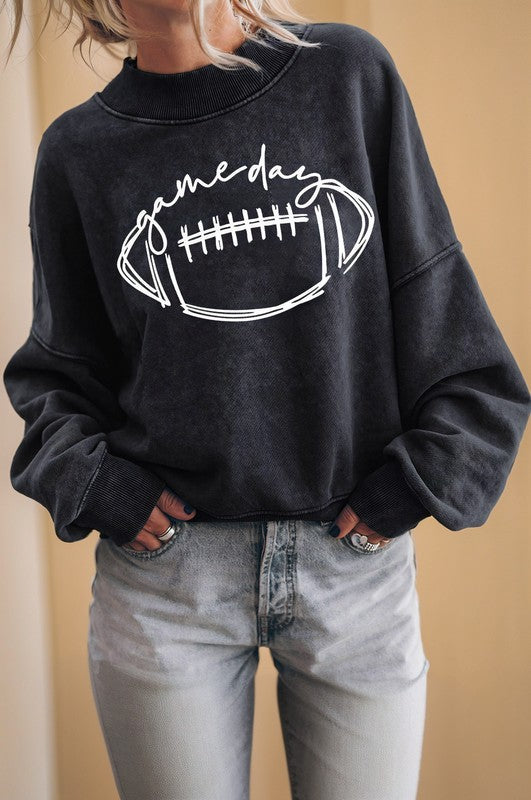 Tailgate In Style Gameday Black Sweatshirt-[option4]-[option5]-Cute-Trendy-Shop-Womens-Boutique-Clothing-Store