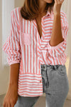 Believe in Me Pink & White Stripe Blouse-[option4]-[option5]-Cute-Trendy-Shop-Womens-Boutique-Clothing-Store