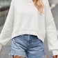 New Level of Comfort Drop Sleeve Sweater-SMALL-White-[option4]-[option5]-Cute-Trendy-Shop-Womens-Boutique-Clothing-Store