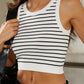 Let's Play Cornhole Stripe Crop Tank-[option4]-[option5]-Cute-Trendy-Shop-Womens-Boutique-Clothing-Store