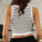 Let's Play Cornhole Black Stripe Crop Tank-[option4]-[option5]-Cute-Trendy-Shop-Womens-Boutique-Clothing-Store