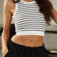 Let's Play Cornhole Black Stripe Crop Tank-[option4]-[option5]-Cute-Trendy-Shop-Womens-Boutique-Clothing-Store