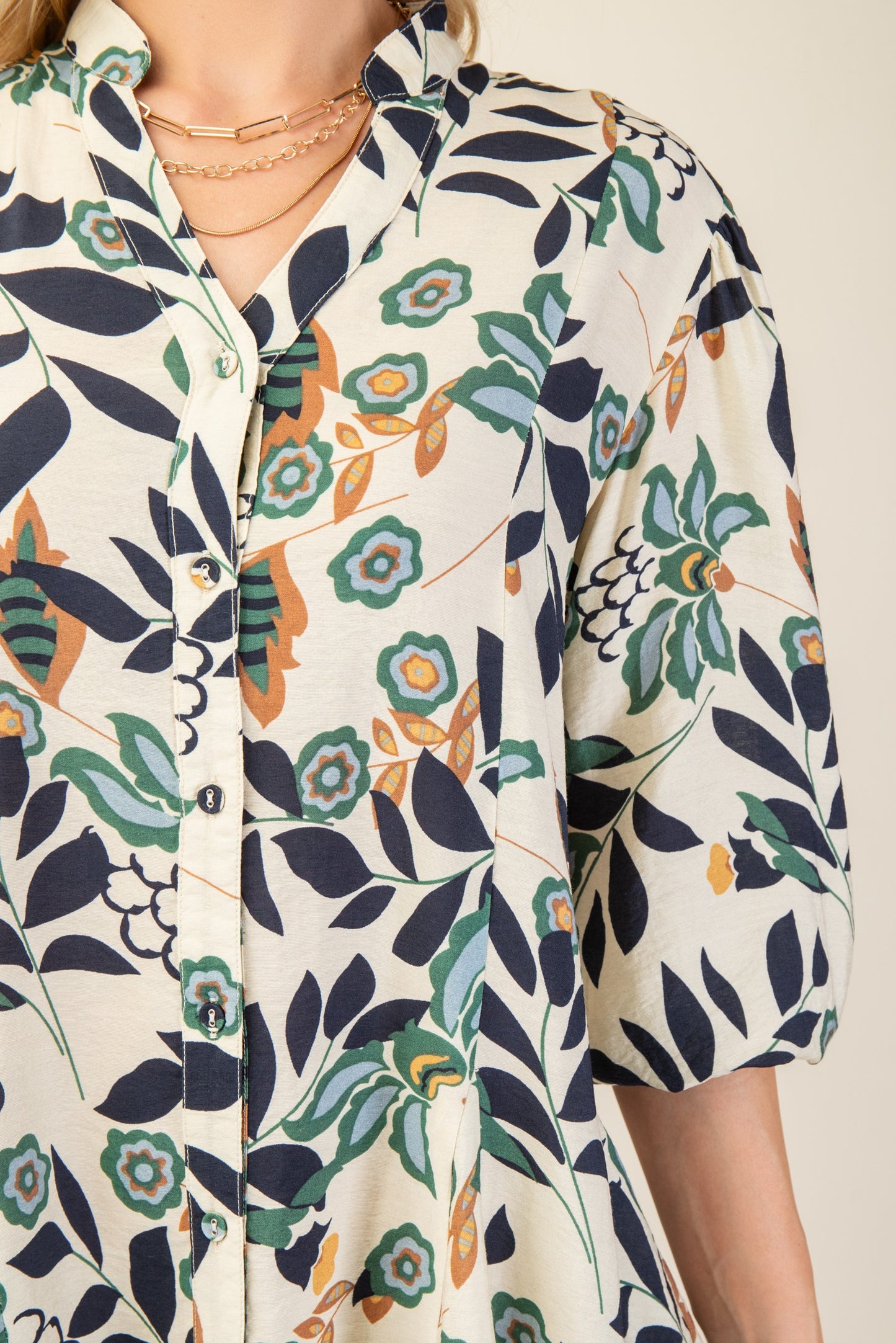 The Garden Grove Printed Shirt Dress-Cute-Trendy-Shop-Womens-Boutique-Clothing-Store