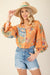 Reach For The Sky Orange Floral Blouse-[option4]-[option5]-Cute-Trendy-Shop-Womens-Boutique-Clothing-Store