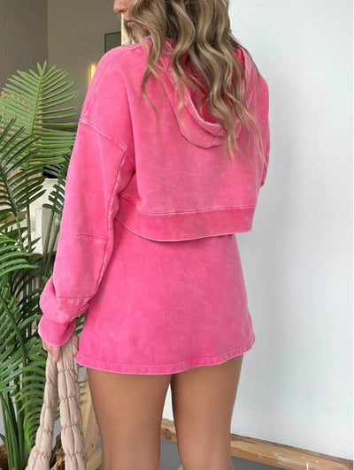 Listening To The Band Two Piece Set Pink-[option4]-[option5]-Cute-Trendy-Shop-Womens-Boutique-Clothing-Store