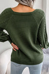 Join The Crowd Olive Cable Sweater-[option4]-[option5]-Cute-Trendy-Shop-Womens-Boutique-Clothing-Store