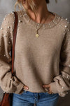 Don't Miss Out Pearl Adorned Sweater-[option4]-[option5]-Cute-Trendy-Shop-Womens-Boutique-Clothing-Store