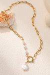 Classy & Elegant Pearl Chain Necklace-[option4]-[option5]-Cute-Trendy-Shop-Womens-Boutique-Clothing-Store