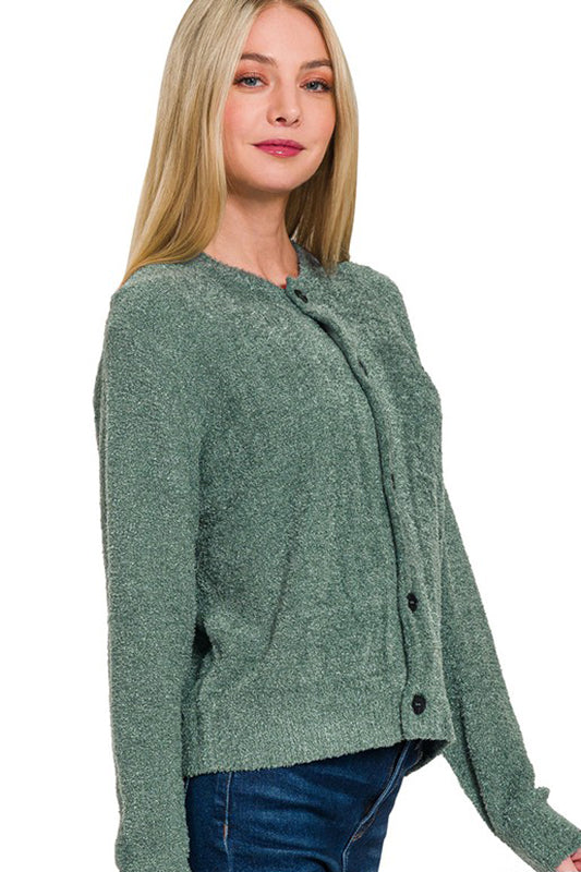 Snuggle in Style button up Cardigan Sweater-Ash Jade-SMALL-[option4]-[option5]-Cute-Trendy-Shop-Womens-Boutique-Clothing-Store