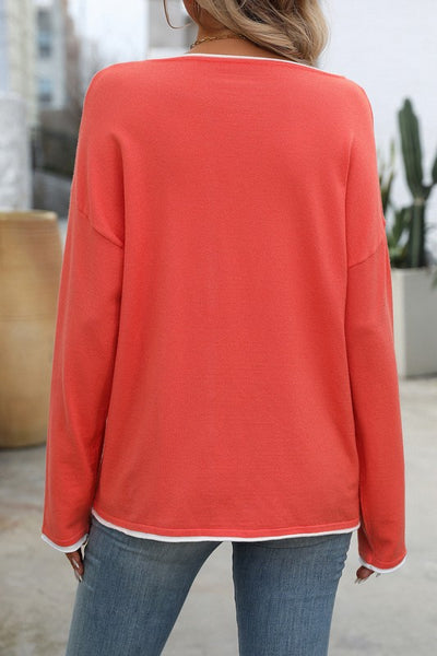 Leaves Are Falling Orange Sweater-[option4]-[option5]-Cute-Trendy-Shop-Womens-Boutique-Clothing-Store