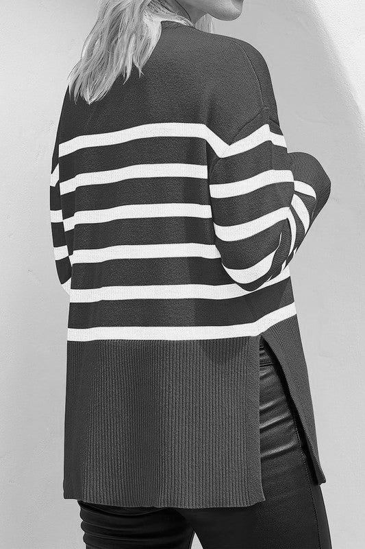 Out For The Day White Striped Sweater-[option4]-[option5]-Cute-Trendy-Shop-Womens-Boutique-Clothing-Store