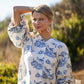 Learn To Dance Floral Top Blue-[option4]-[option5]-Cute-Trendy-Shop-Womens-Boutique-Clothing-Store