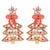 Get Into the Spirit Pink Christmas Earrings-[option4]-[option5]-Cute-Trendy-Shop-Womens-Boutique-Clothing-Store