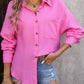 Time For a Trip Pink Button Down Shirt-[option4]-[option5]-Cute-Trendy-Shop-Womens-Boutique-Clothing-Store